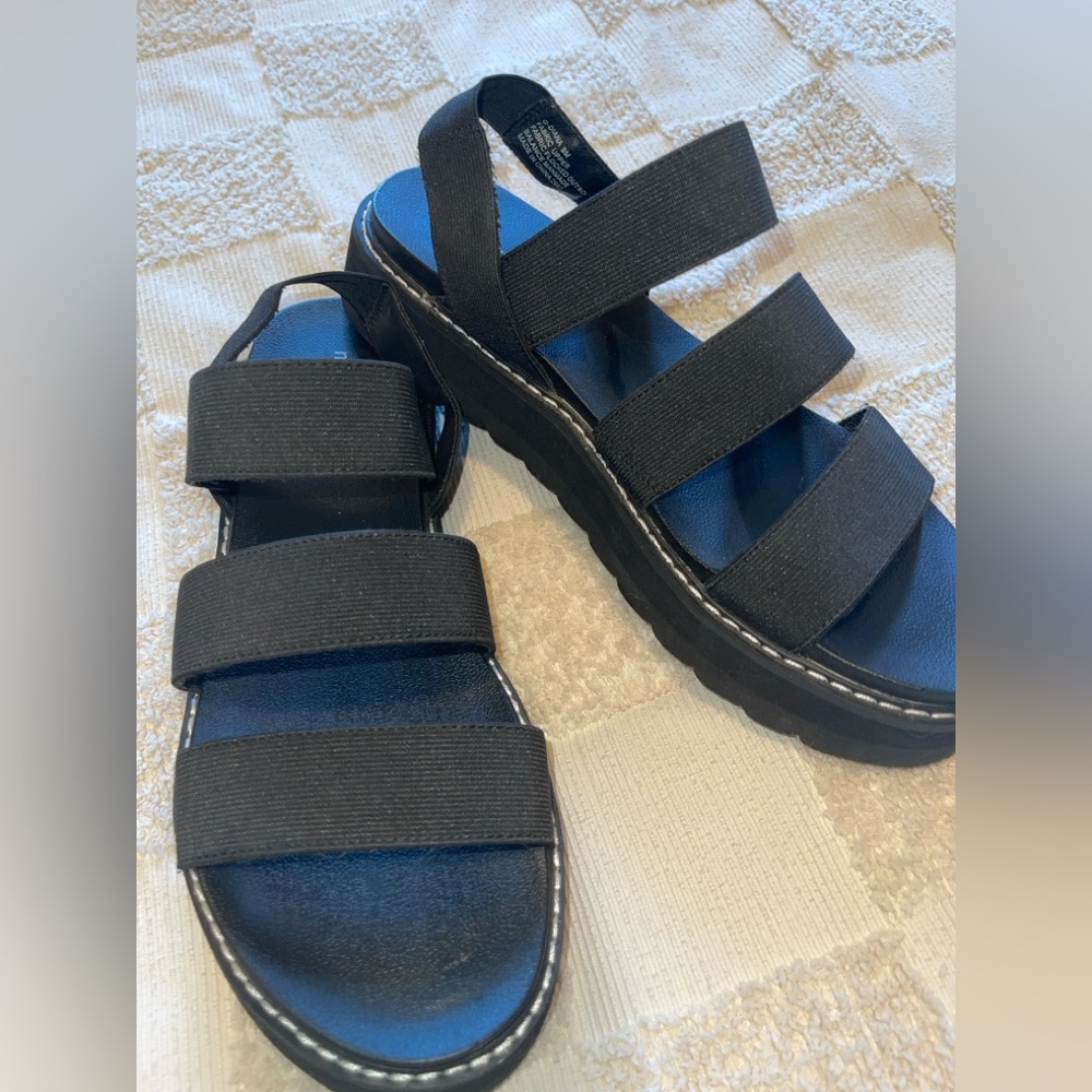 Madden Girl Black Strappy Sandals
